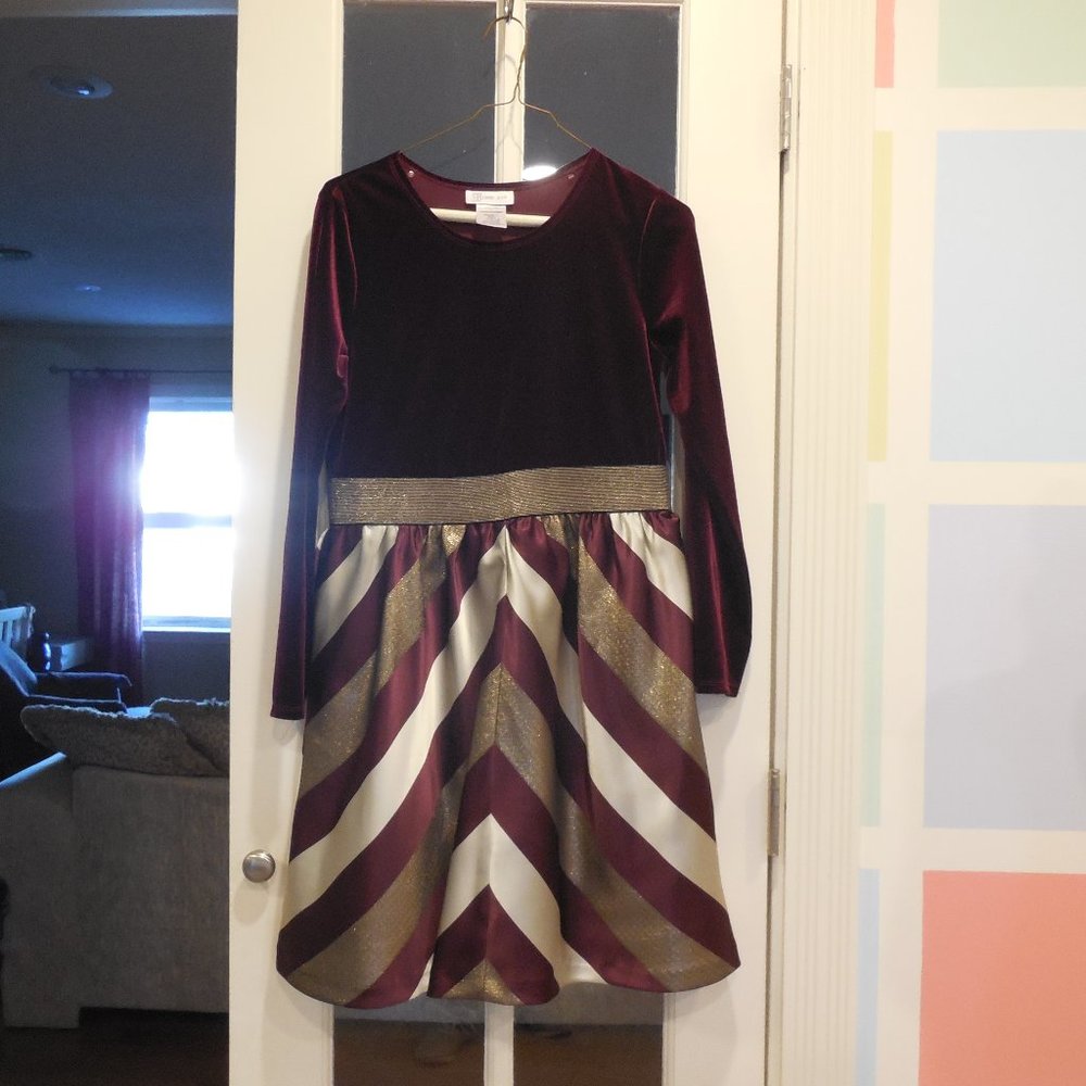 Bonnie Jean velour dress